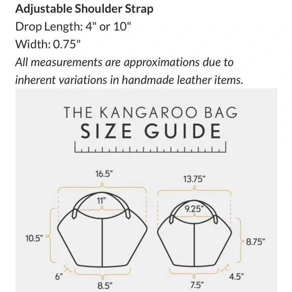 Portland Leather Goods Large Kangaroo bag - Picture 5 of 5